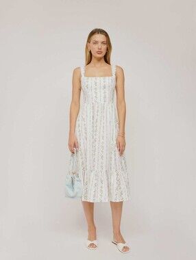 Reformation Bucatini Linen Dress Size 6